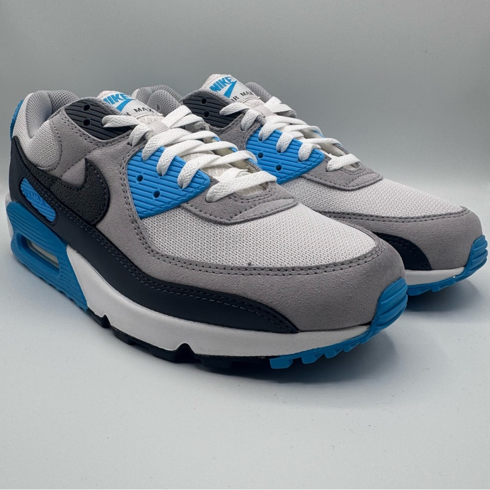 Nike Air Max 90 Men's Size 11.5 Blue White Grey  DM0029 019